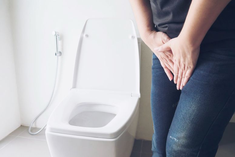 Blasensteine - Mann muss zur Toilette